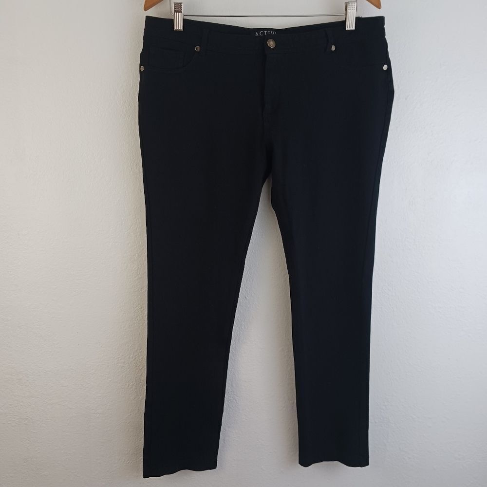 Active black jeans size 2XL